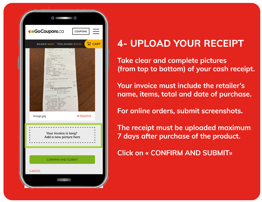 4-Upload your receipt